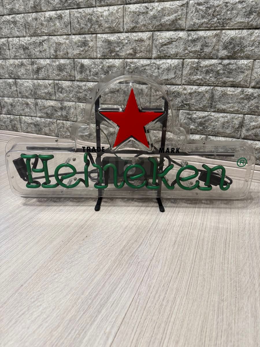 ハイネケン ライト看板 Heineken ネオン ライト ネオン看板 電飾 電飾