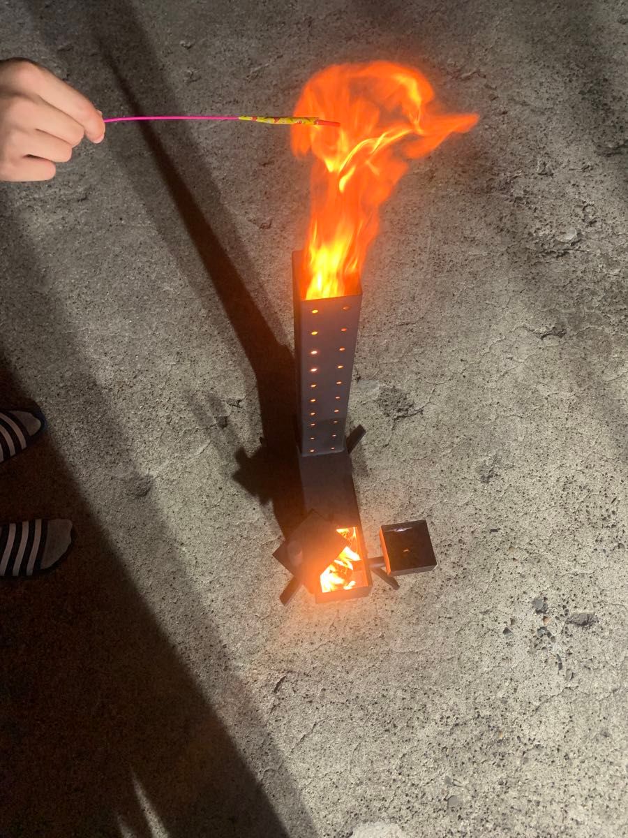 廃油ストーブ 自然吸気 ロケットストーブ オイルタンク付き｜Yahoo