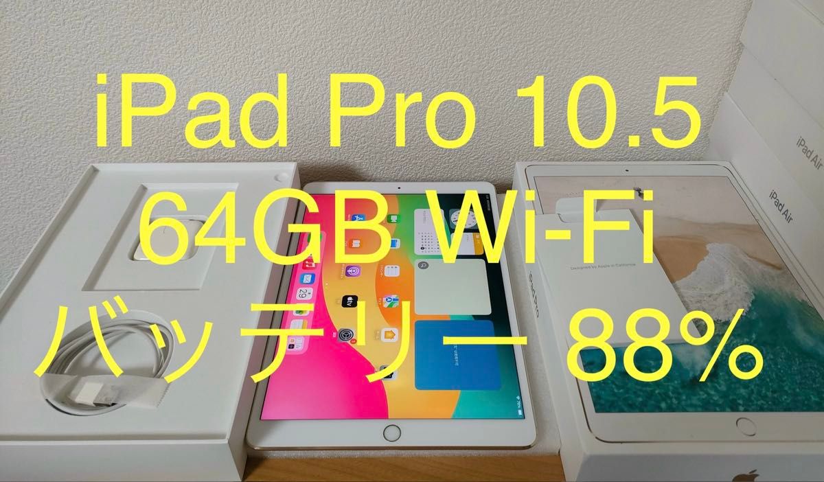 iPad Pro 10 5インチ Wi-Fiモデル 64GB ゴールド MQDX2J/A A1701 動作