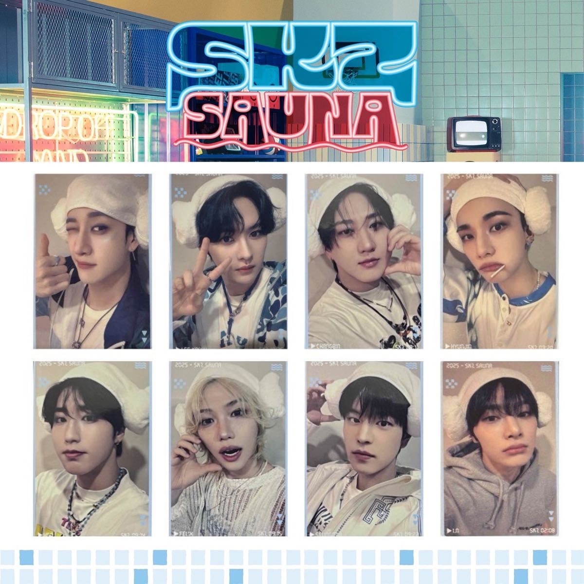 Stray Kids スキズ JYP POPUP ポップアップ 購入特典 トレカ コンプ 8