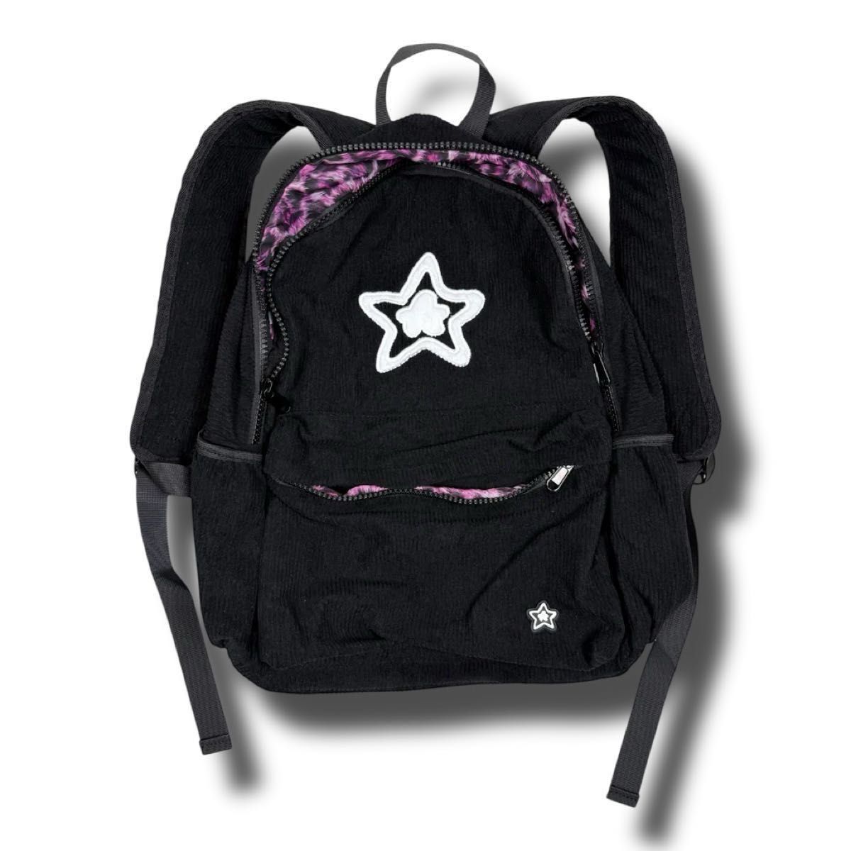 Starteam BLACK CORDUROY BACKPACK リュック バックパック スター