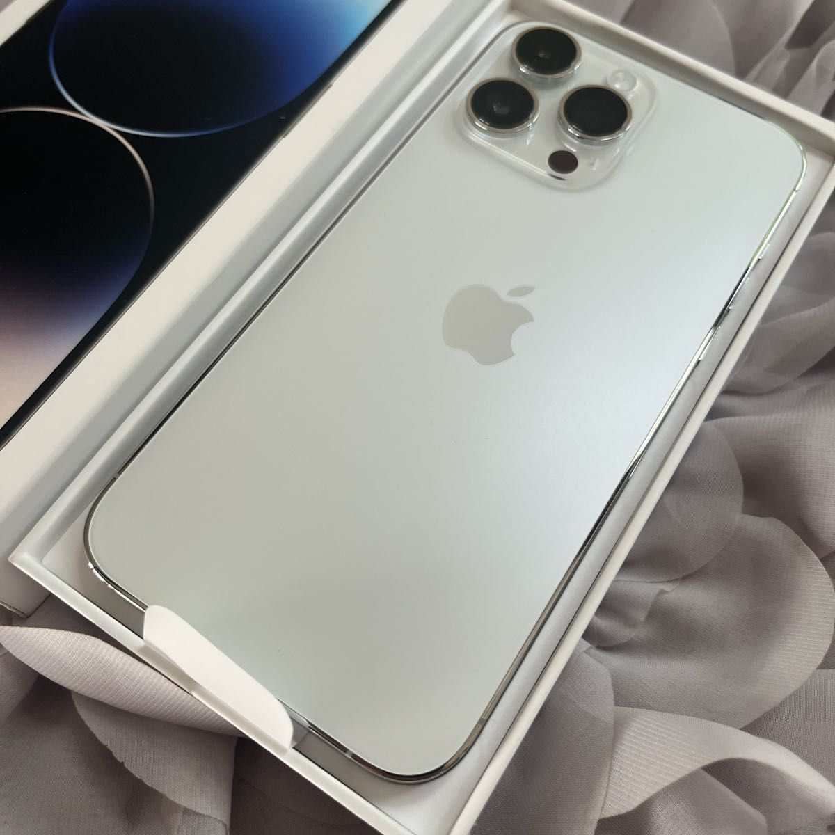 iPhone14Pro バッテリー100% シルバー 128GB SIMフリーiPhone 14 Pro