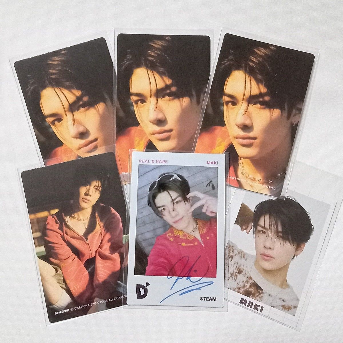 &TEAM andteam makestar チェキ マキ MAKI &TEAM andteam makestar