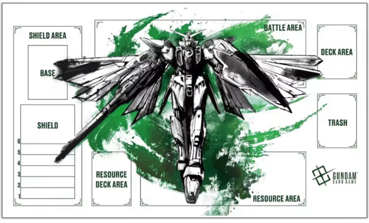 ウィングガンダム プレイマット ガンダムカードゲーム【輸入品