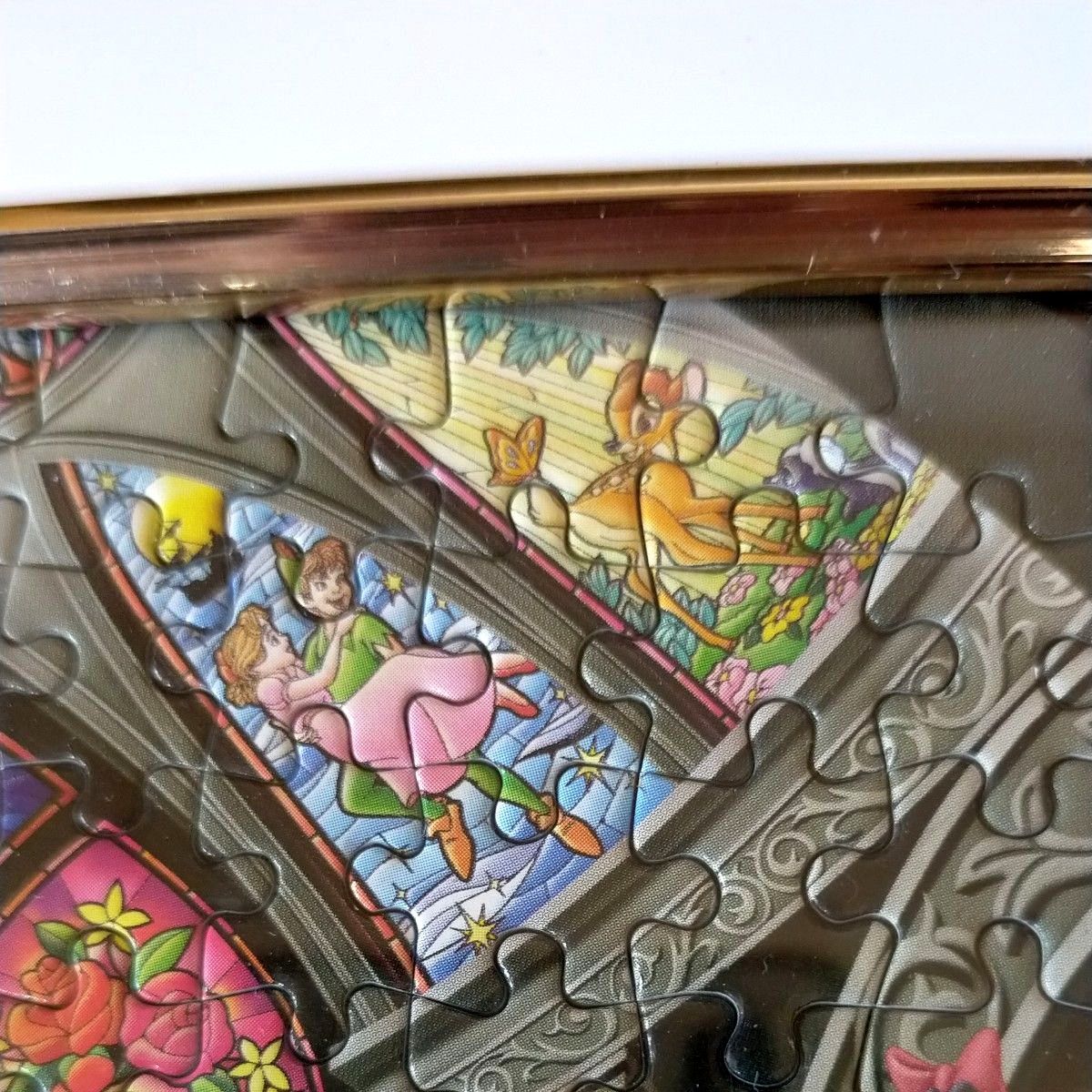 結婚式 ミッキー＆ミニー 額付き 教会 ステンドグラス DISNEY