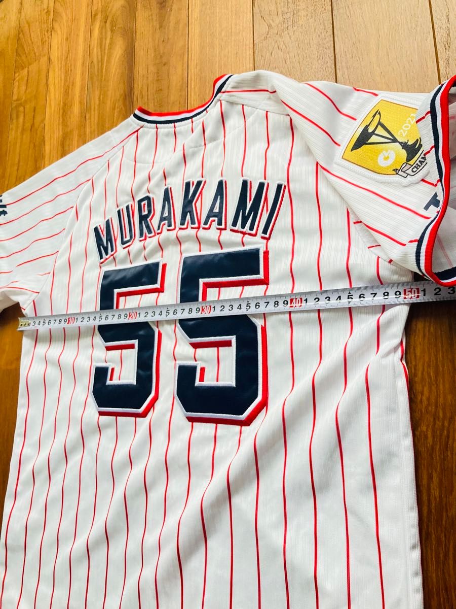 ヤクルトスワローズ 村上宗隆 チャンピオンエンブレム付き 村上