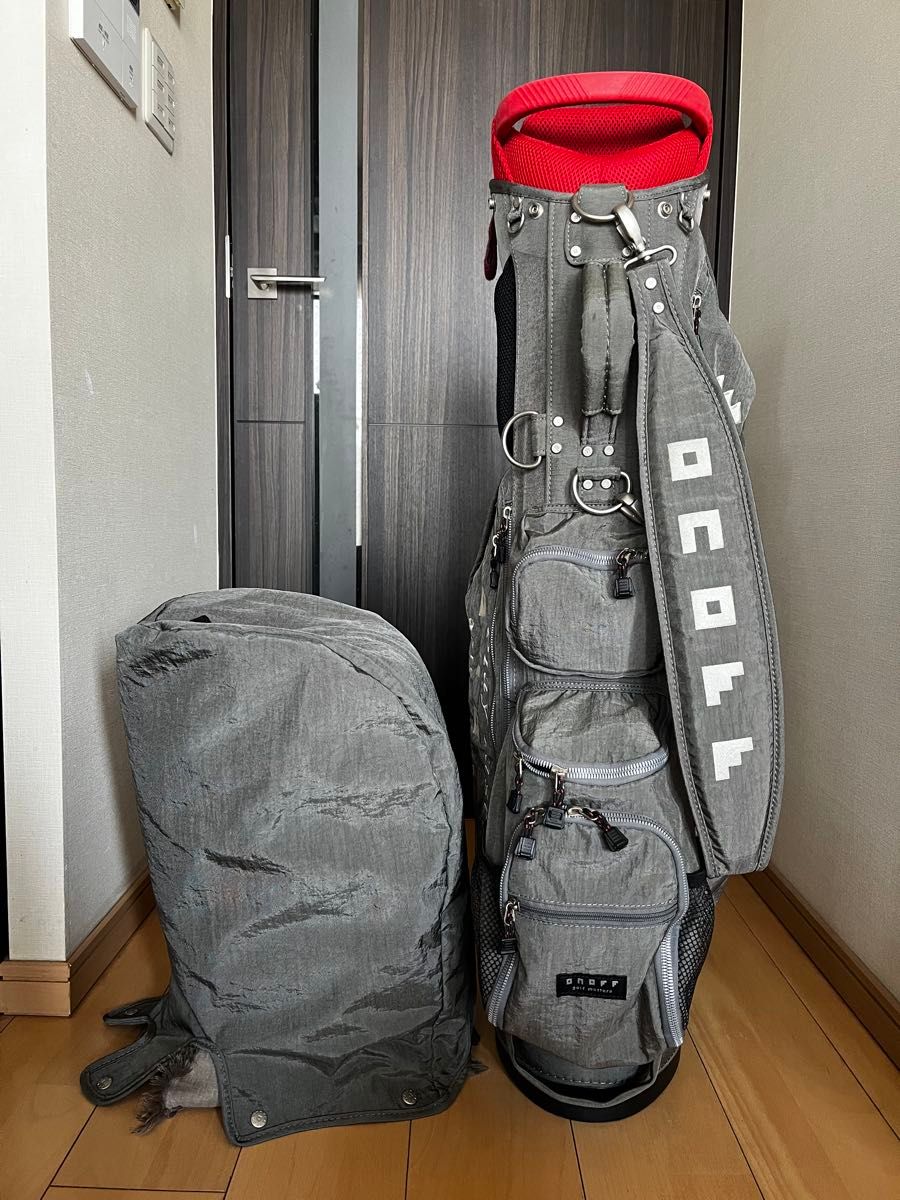 大人気 完売色 美品 ONOFF オノフ スタンド型キャディバッグ 9型軽量