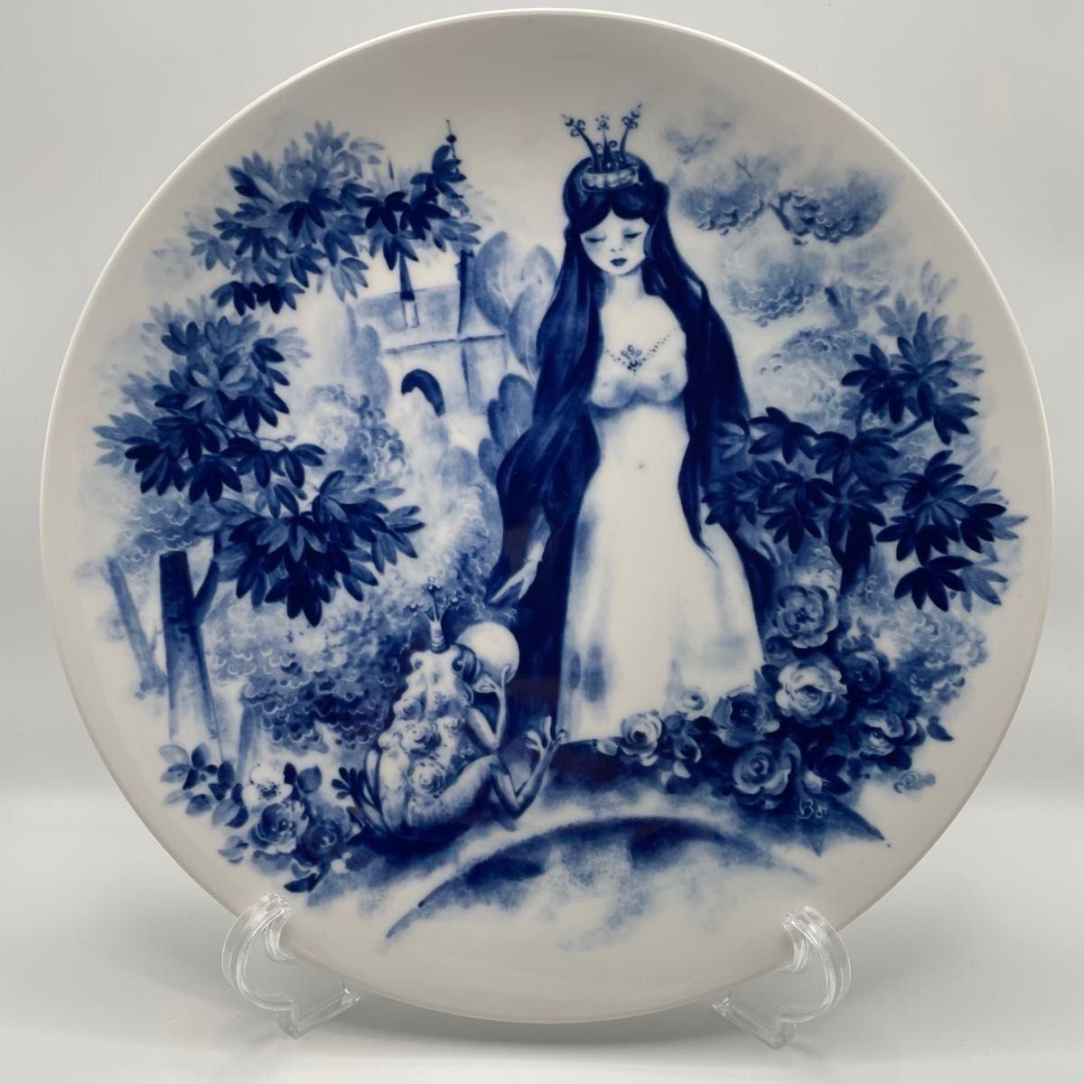 限定版】マイセン イヤープレート 1982年 「Der Froschknig」 カエルの