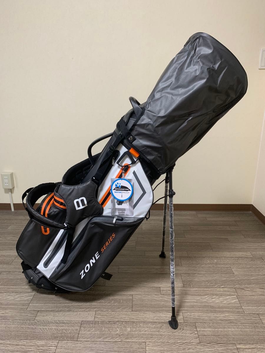 ベニントン スタンド式キャディバッグ お洒落で機能性豊かな14分割