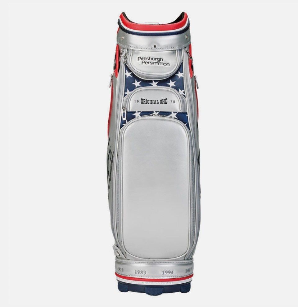 限定品】 テーラーメイド USA柄 スタッフバッグ キャディバッグ プロ