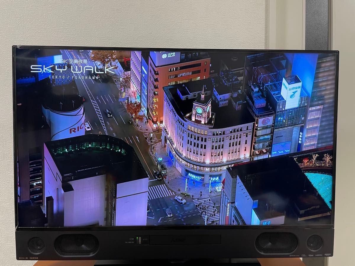 美品】三菱 40型 4K液晶テレビ 2TB HDD内蔵 BDレコーダー2019年製