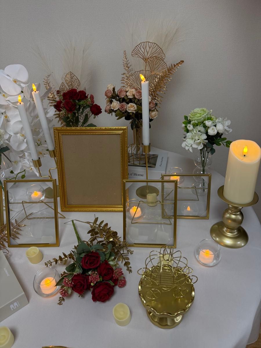 ウェルカムスペース 結婚式 装飾セット LEDキャンドル｜Yahoo!フリマ