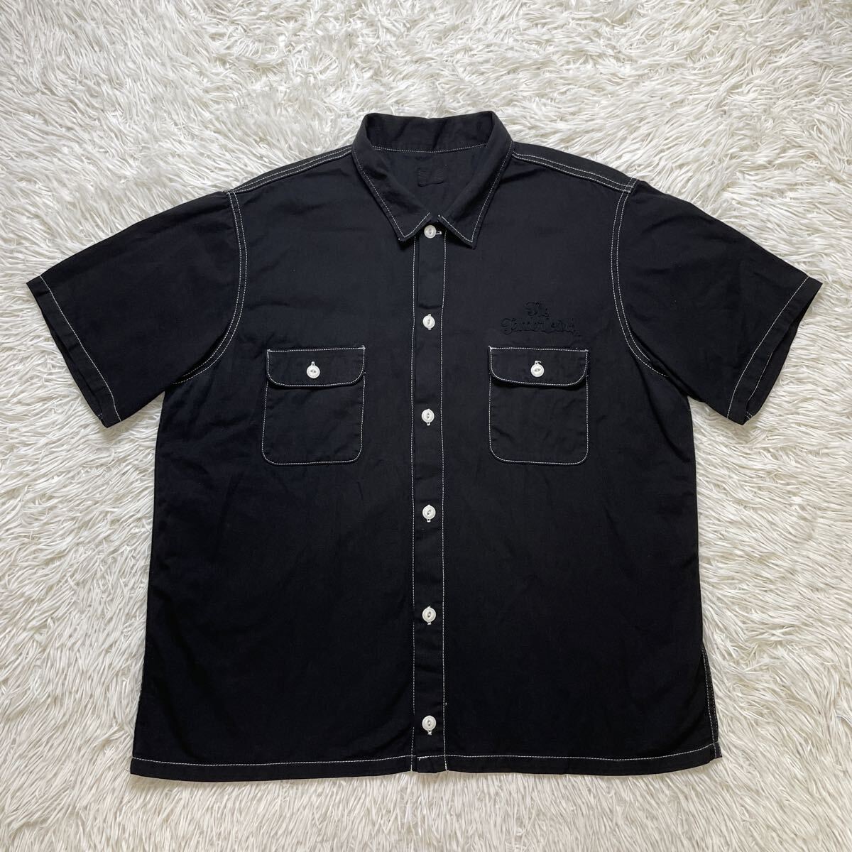 テンダーロイン ボーリングシャツ半袖 黒 S テンダーロインボーリング