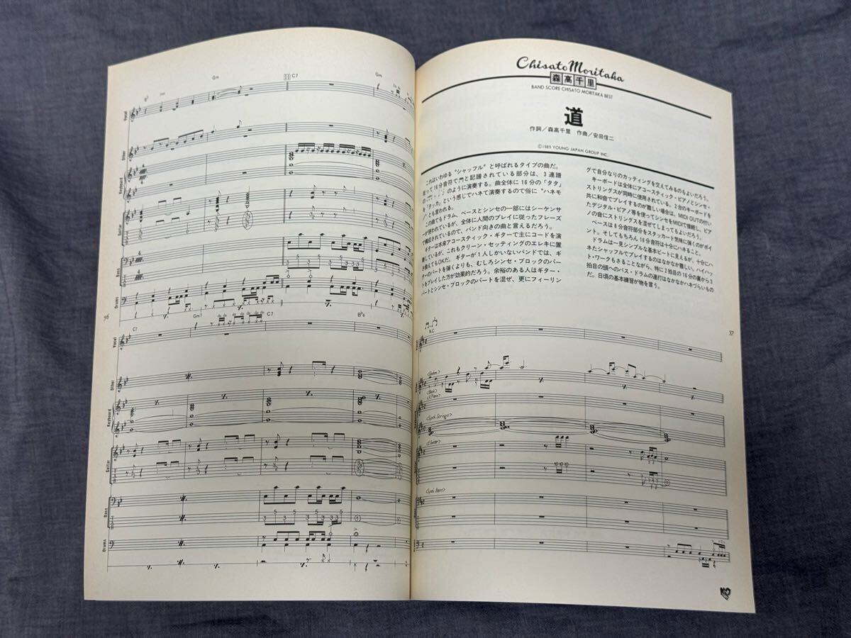 送料無料 森高千里 バンドスコア 楽譜 ベスト ザ・ミーハー 私が