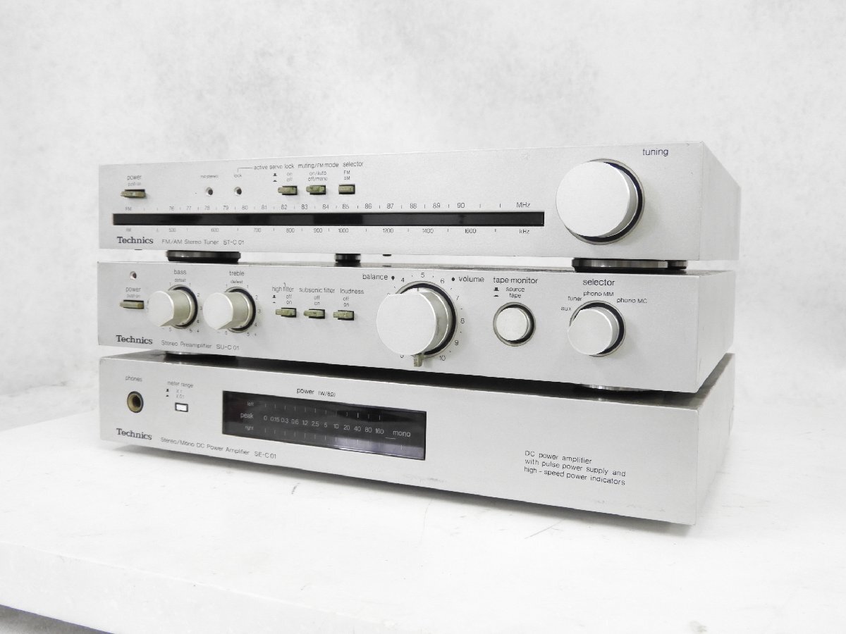J】Technics SE-C01/SU-C01/ST-C01 システムコンポ テクニクス 3121541