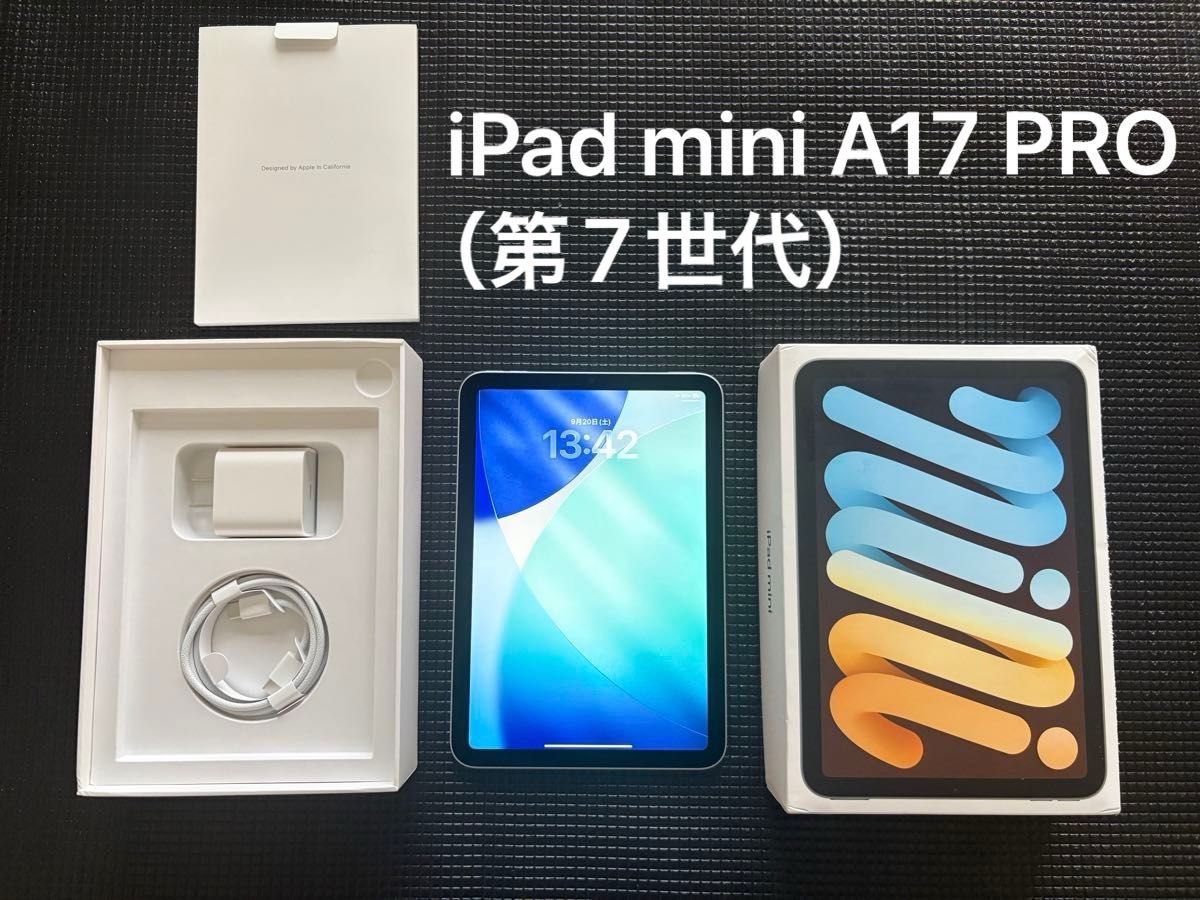 2024 Apple iPad mini A17pro 第7世代 128GB Wi-Fi ブルー バッテリー