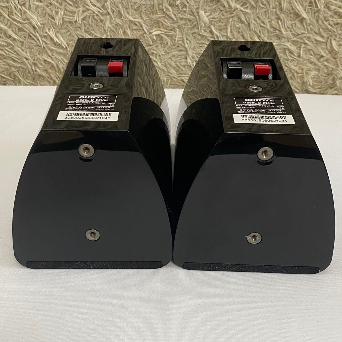 音出し確認済 ONKYO D-22XM スピーカー 2個セット ブラック オンキヨー