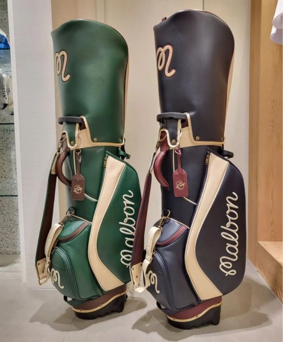 25年新作 Malbon Golf マルボンゴルフバッグ キャディバッグスタンド式