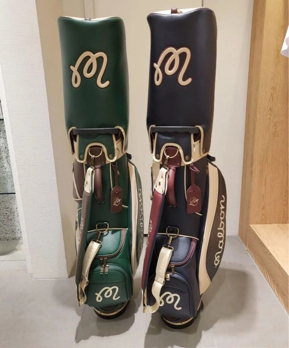 25年新作 Malbon Golf マルボンゴルフバッグ キャディバッグスタンド式