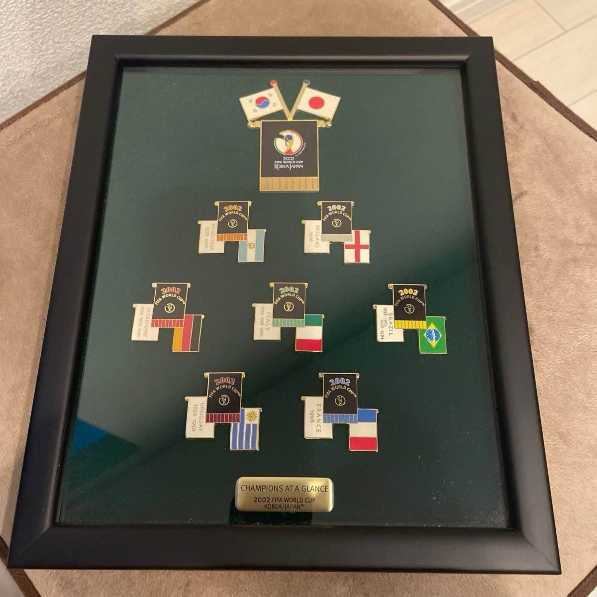 サッカー 日韓ワールドカップ ピンバッジセット 2002年 FIFA WORLD CUP