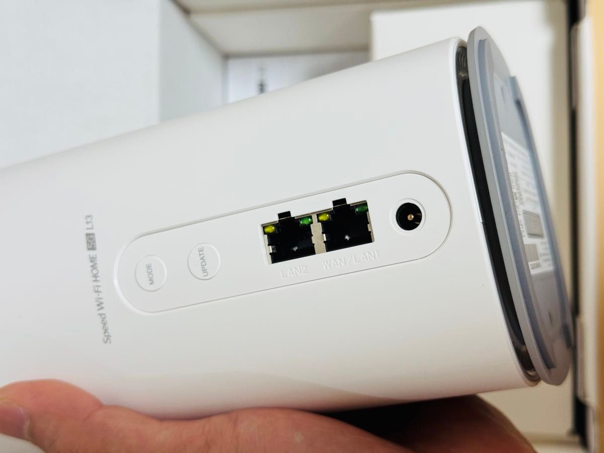 Speed Wifi Home 5G L13 ホームルーター 楽天モバイルのAPN設定済み