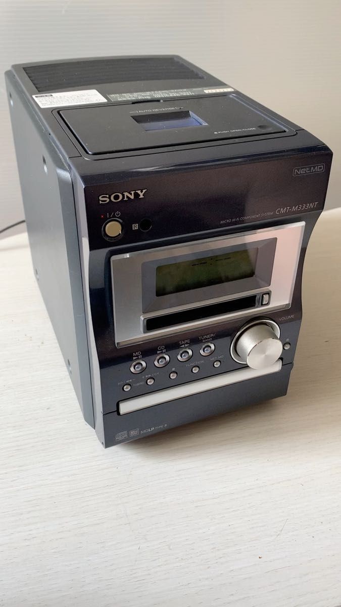 不具合 SONY ソニー CMT-M333NT MD CD カセット コンポ｜Yahoo!フリマ