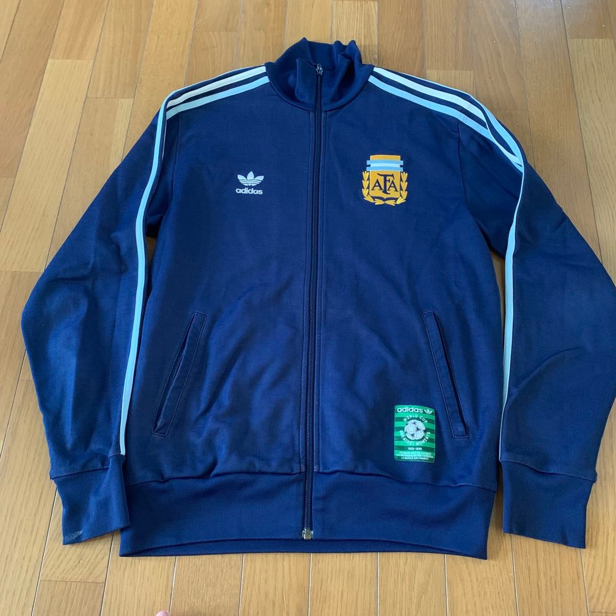 adidas トラックジャケット アルゼンチン代表 サッカー XL ネイビー