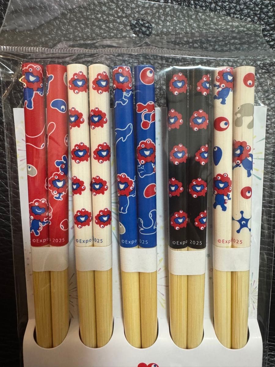 新品・未開封】EXPO2025 万博 ミャクミャク お箸（5膳セット）｜Yahoo
