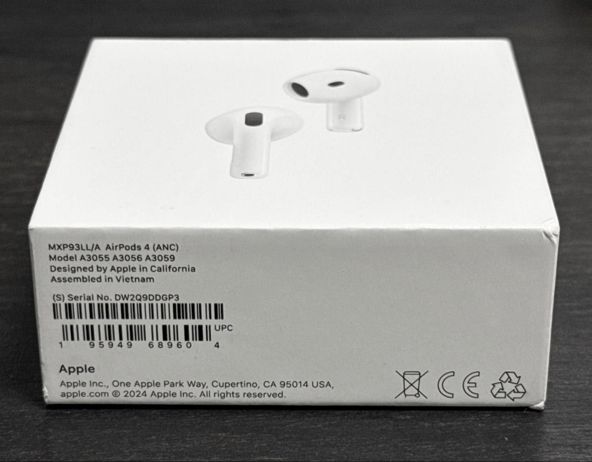 新品未開封 2025年5月購入品 AirPods 4 ANC MXP93LL/A｜Yahoo!フリマ