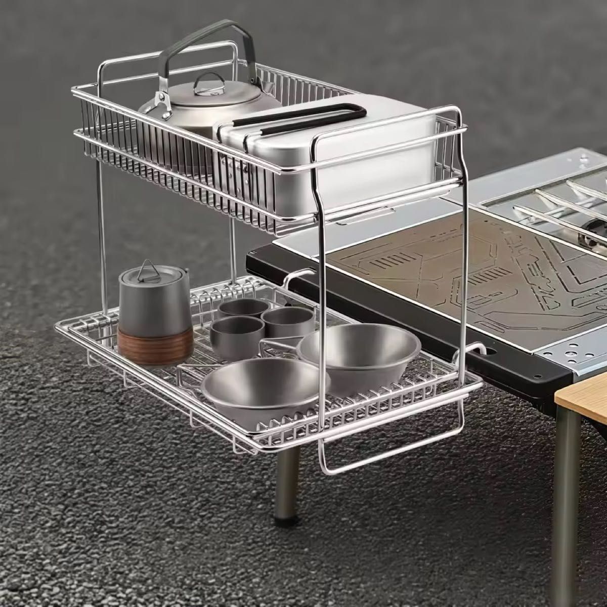 IGT ダブルサイドラック セパレートIGT メッシュトレー ステンレス