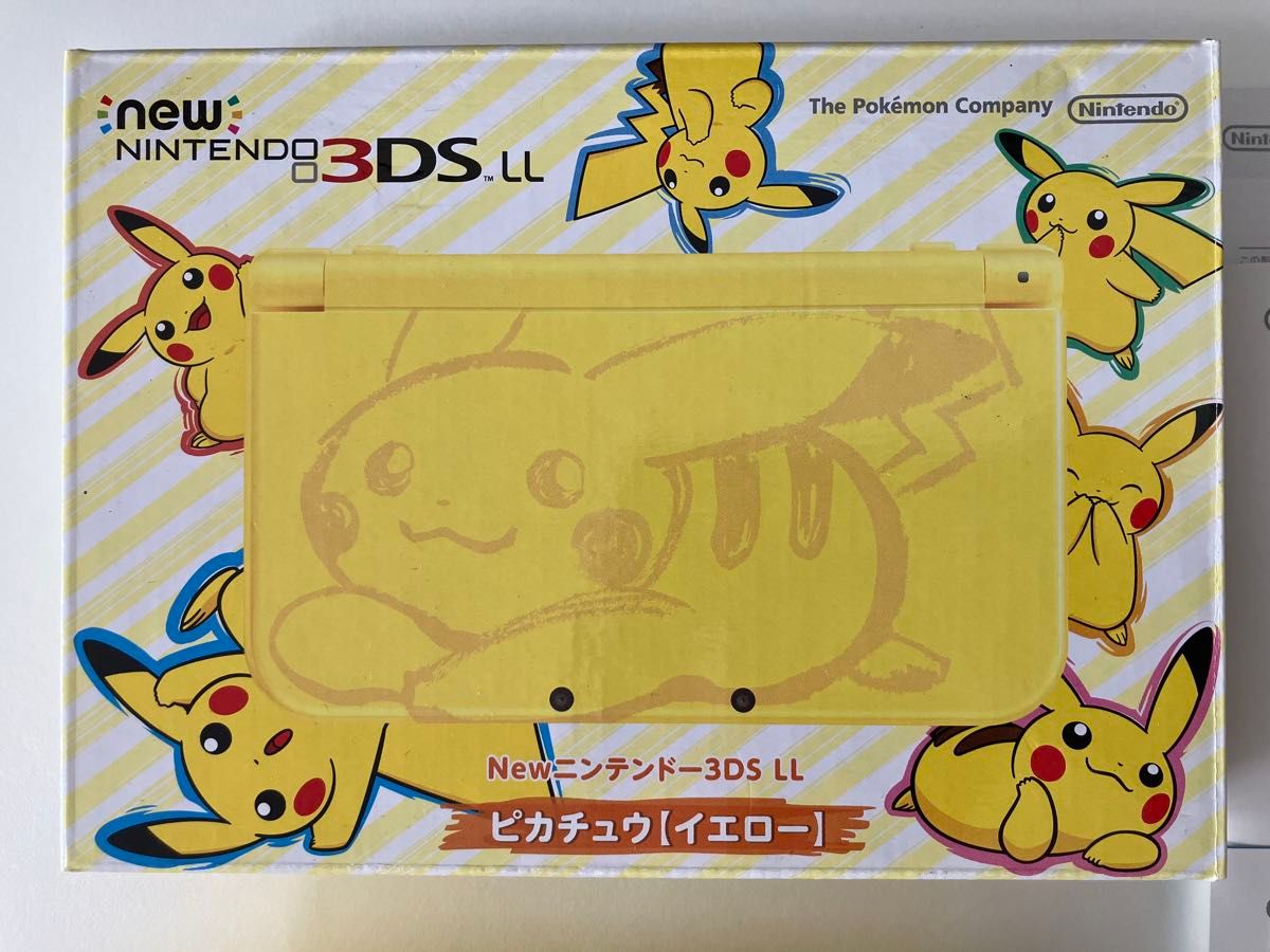 Newニンテンドー3DS LL ピカチュウ イエロー 本体 箱 説明書付き
