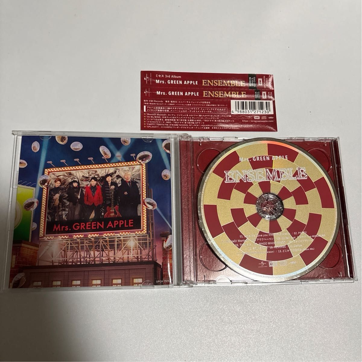 ENSEMBLE」初回限定版盤Mrs GREEN APPLE｜Yahoo!フリマ（旧PayPayフリマ）
