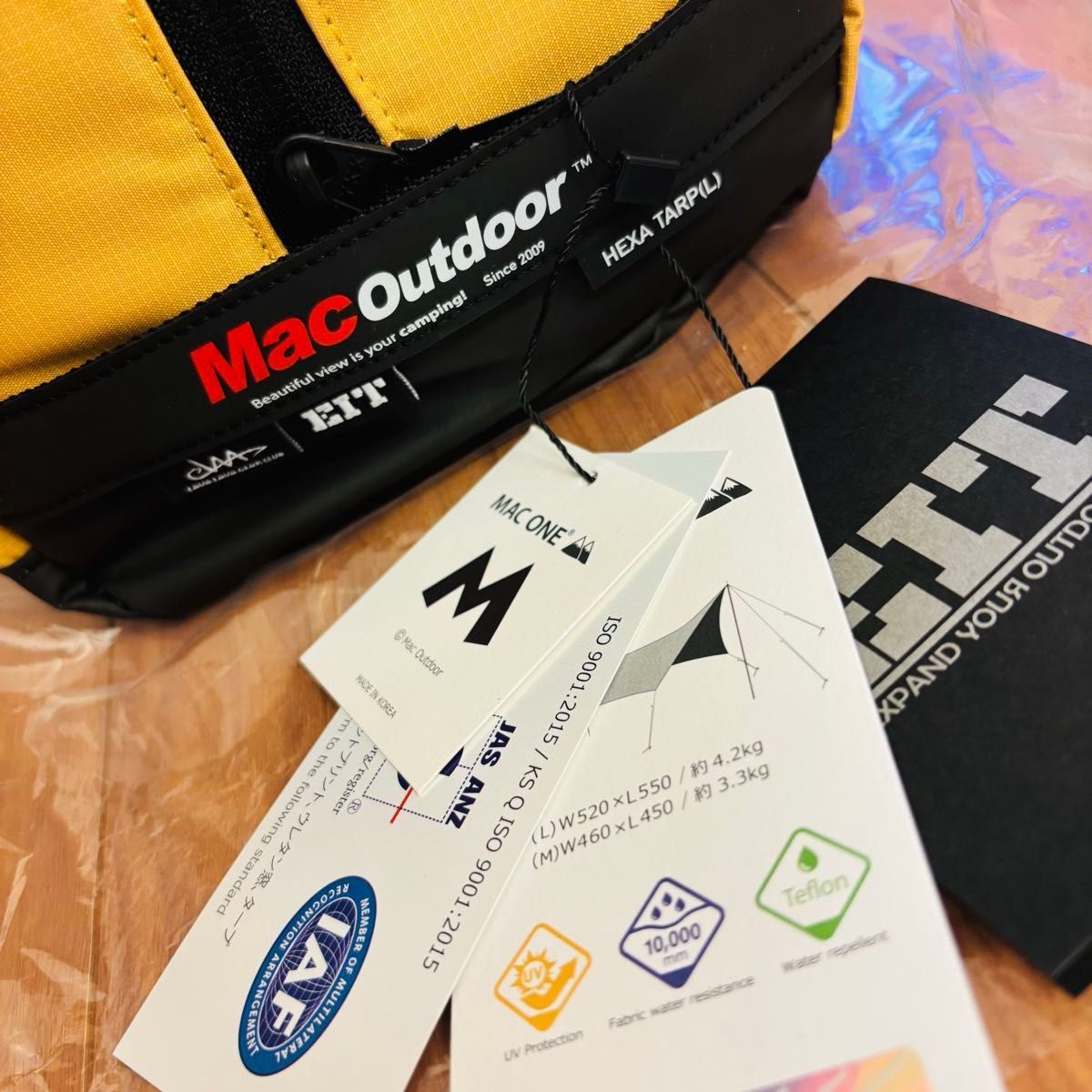 未使用新品】MacOne Vintage Yellow ヘキサタープ L マックワン
