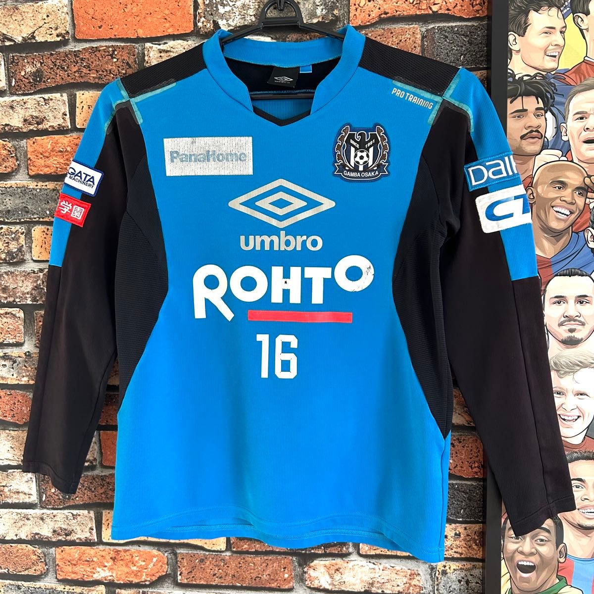 レア 選手支給品 サッカー Jリーグ ガンバ大阪 ドリルトップ