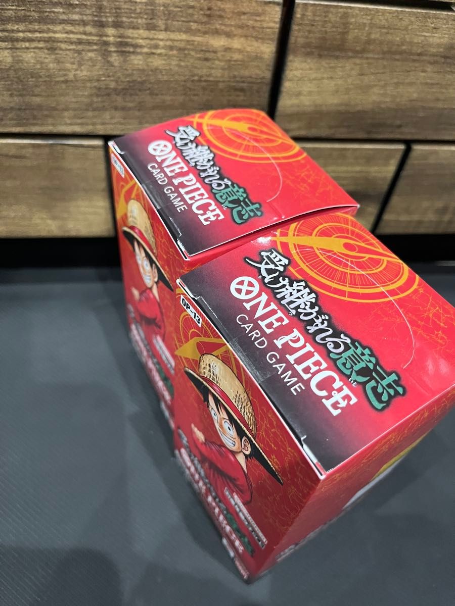 ワンピースカード 受け継がれる意志 高重量box テープ付き 2箱 まとめ