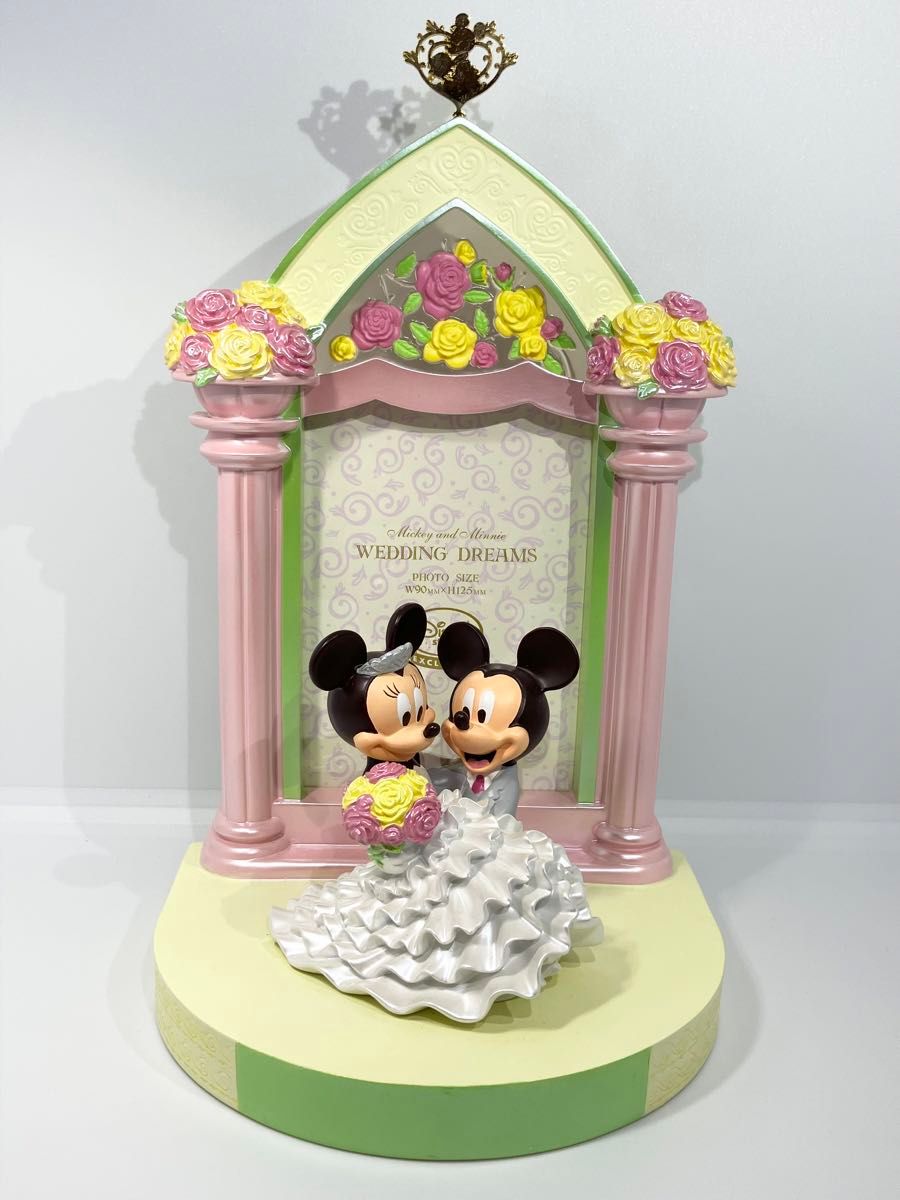 美品 Disney ミッキーマウス ミニーマウス ウェディング フォト
