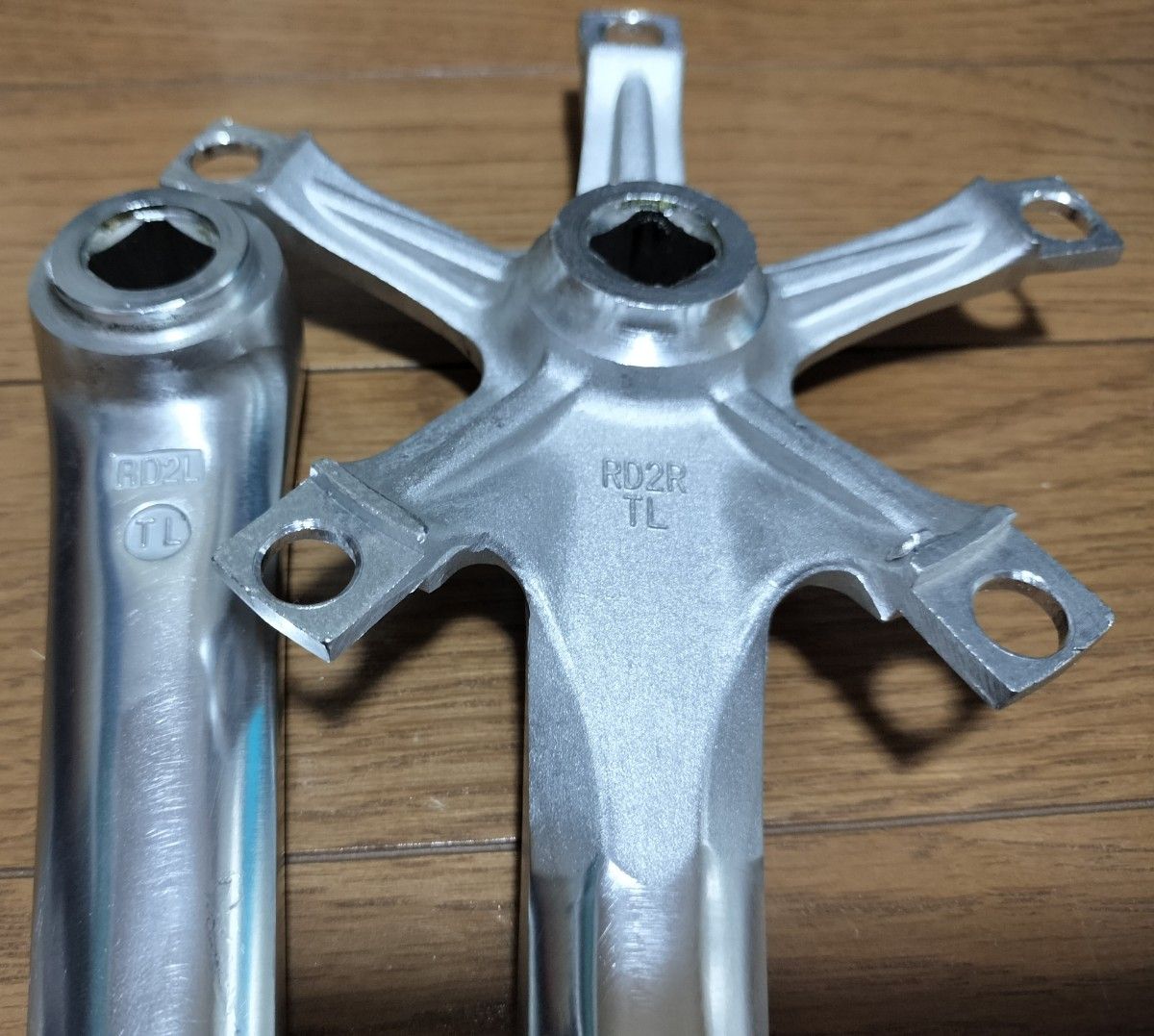 SUGINO RD2 クランク ポリッシュ シルバー 5アーム PCD130 BCD130