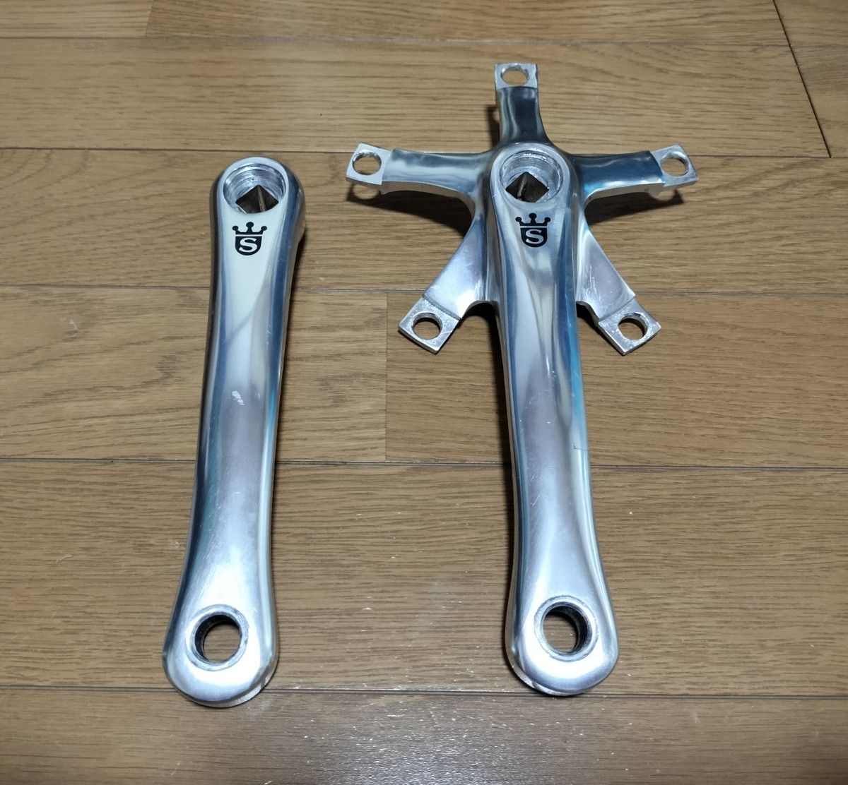 SUGINO RD2 クランク ポリッシュ シルバー 5アーム PCD130 BCD130