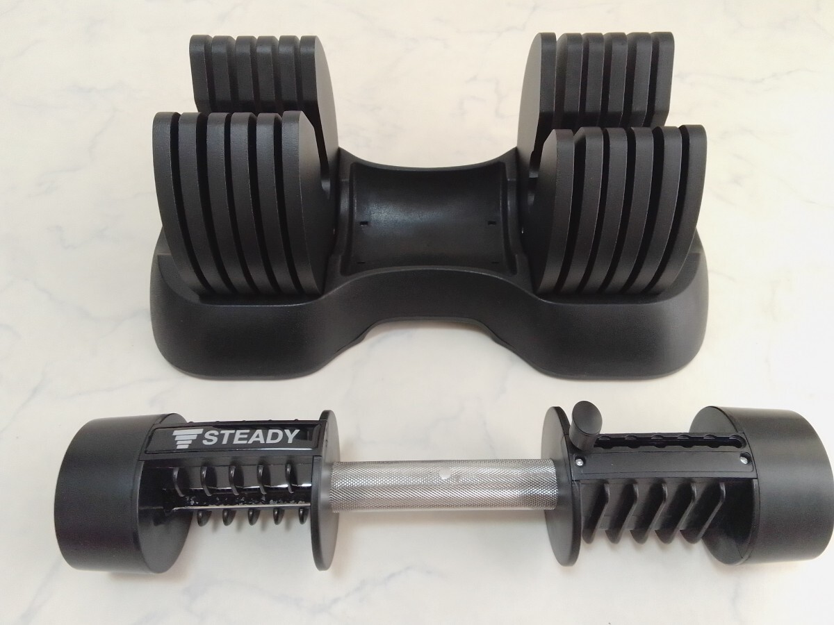 STEADY 可変式ダンベル 20kg ①と同時購入のみ購入可 ②