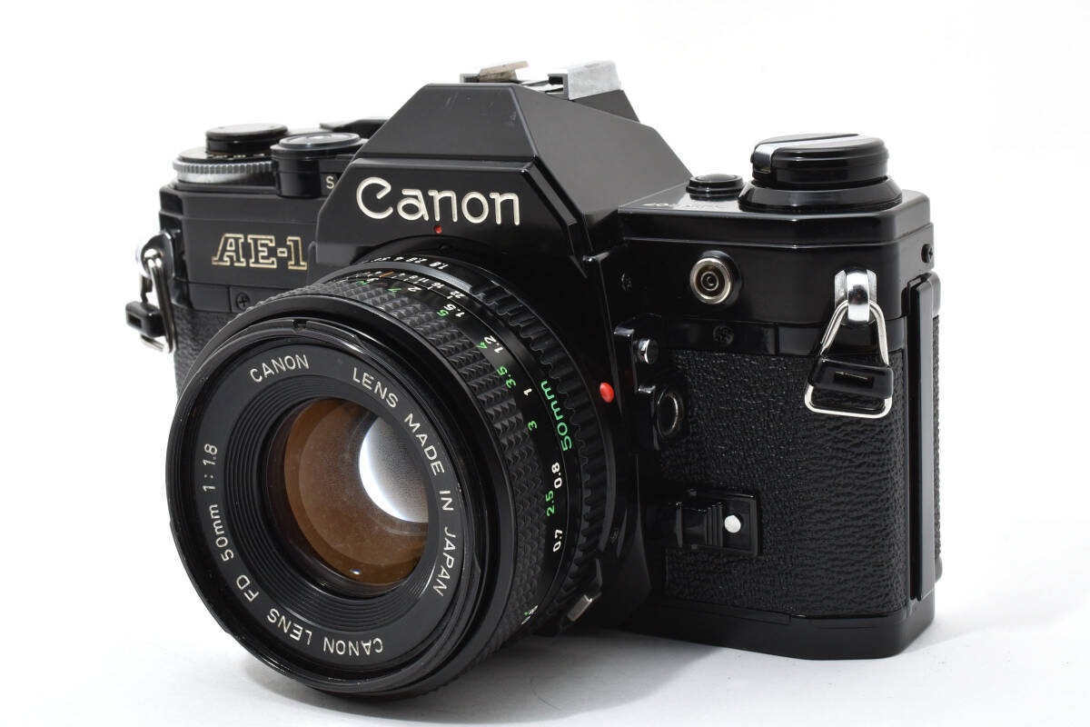 ☆モルト交換済 キヤノン トップ Canon AE-1 FD 50mm F1.8 ☆ W1080#AW2483