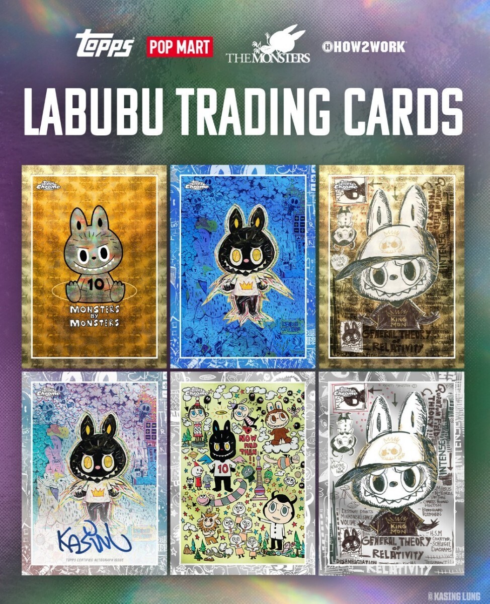 2025 topps chrome labubu 10th アニバーサリー ボックス ラブブ