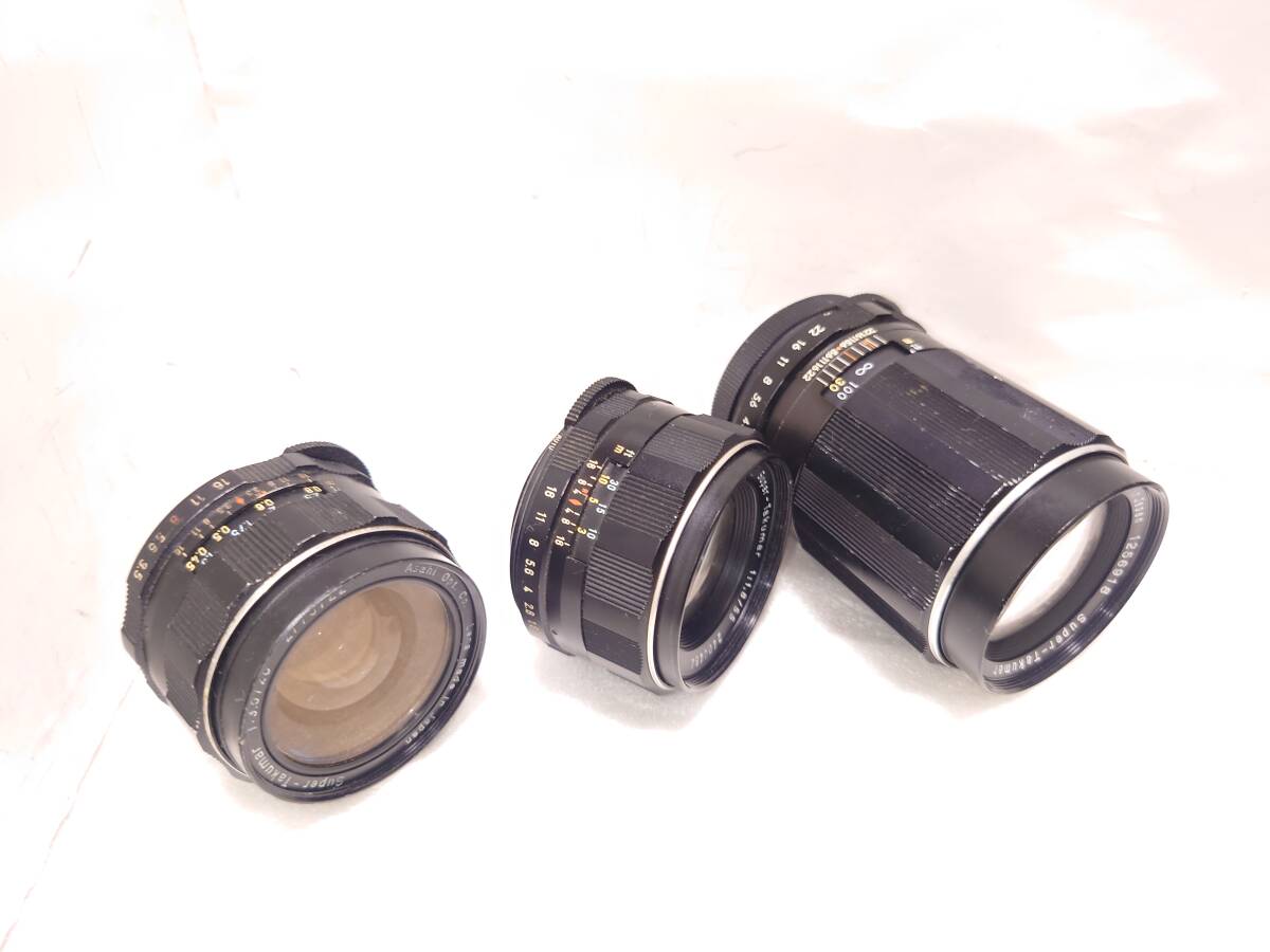 美品！3点☆Pentax Super M TAKUMAR 28 55 135mm Super-Takumar 28mm