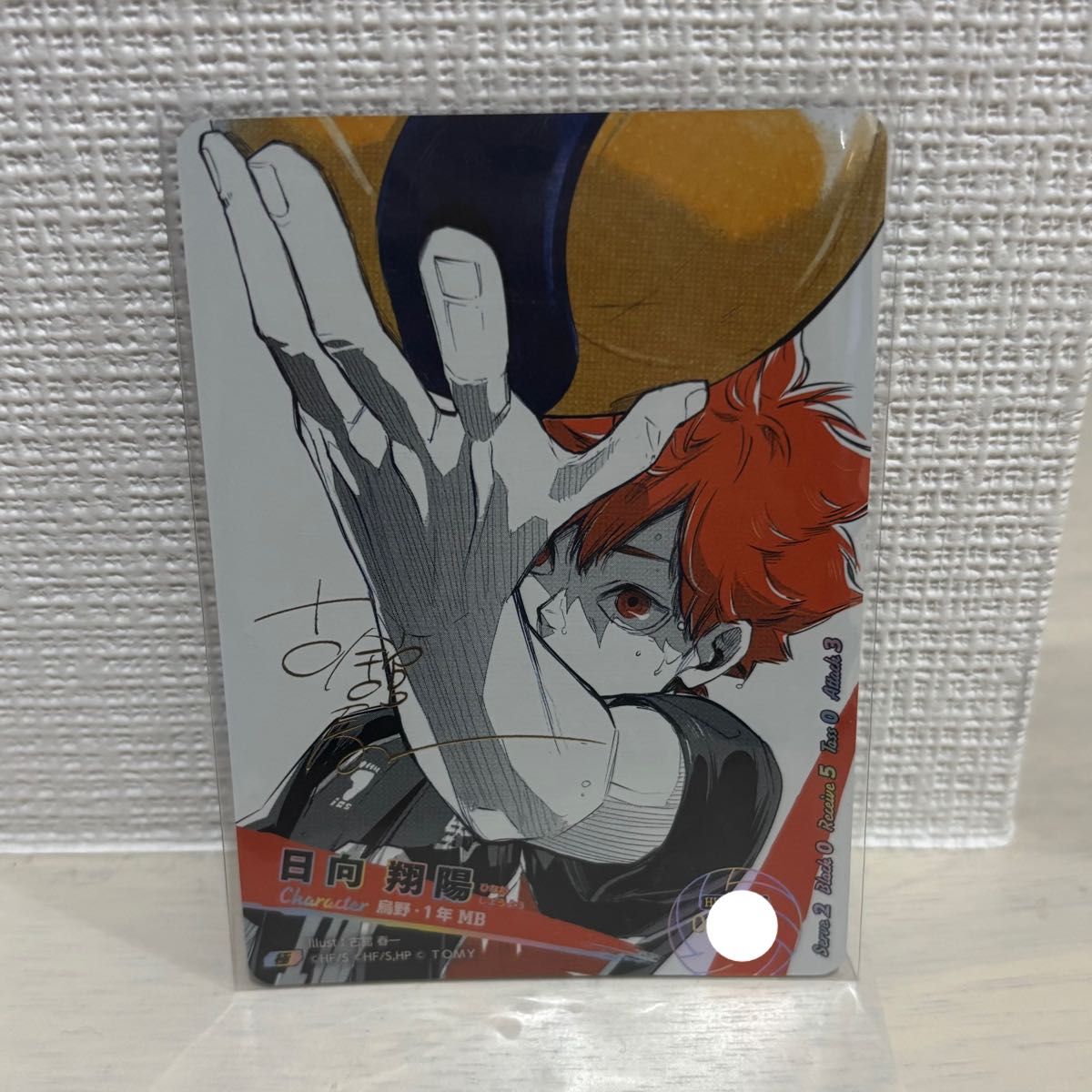 ハイキュー バボカ BREAK 日向翔陽 シリアルナンバー入 サイン 極