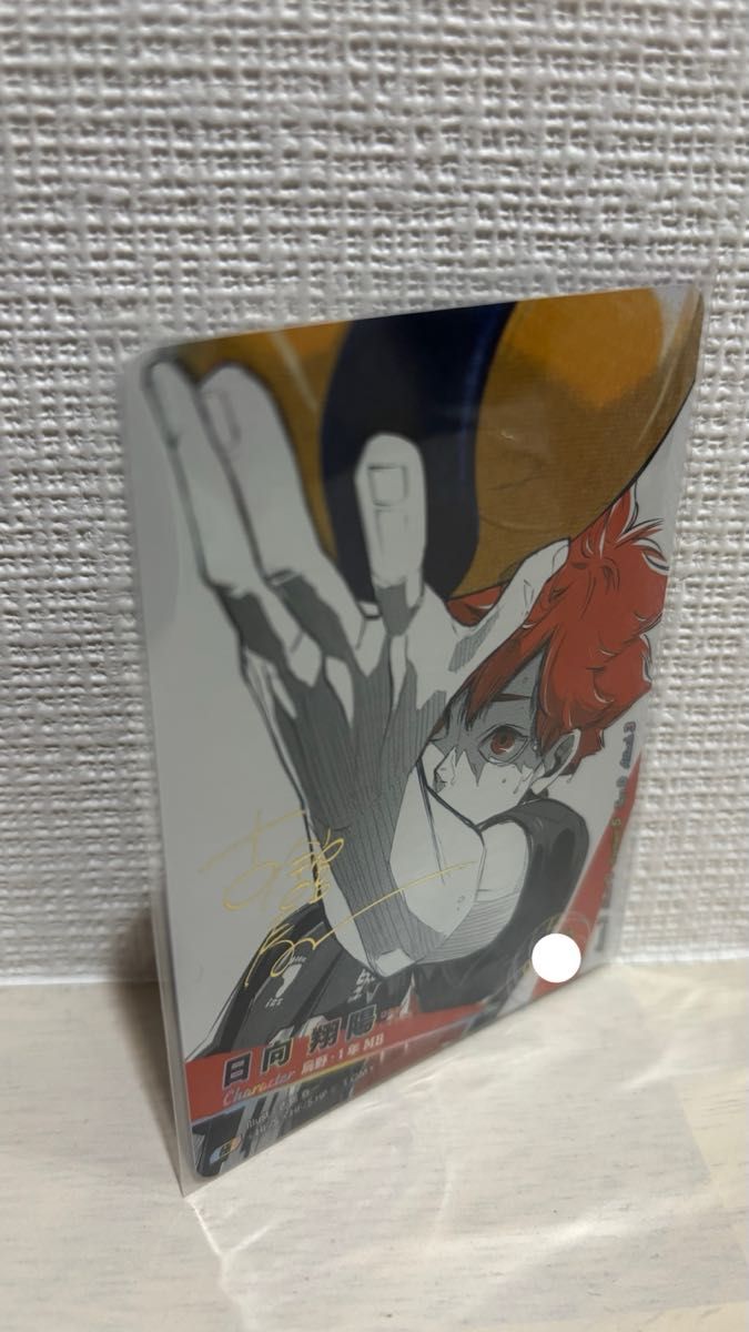 ハイキュー バボカ BREAK 日向翔陽 シリアルナンバー入 サイン 極