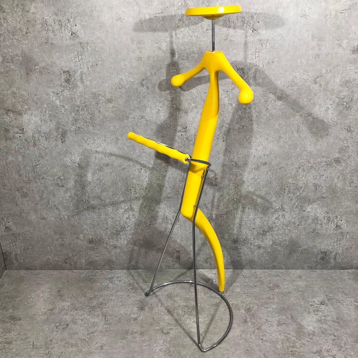 希少 美品 ACTUS アクタス porada ポラダ コートハンガー イエロー