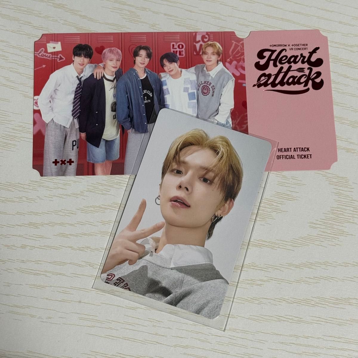TXT VR HEART ATTACK 入場特典トレカ 第一弾 ヨンジュン スタート