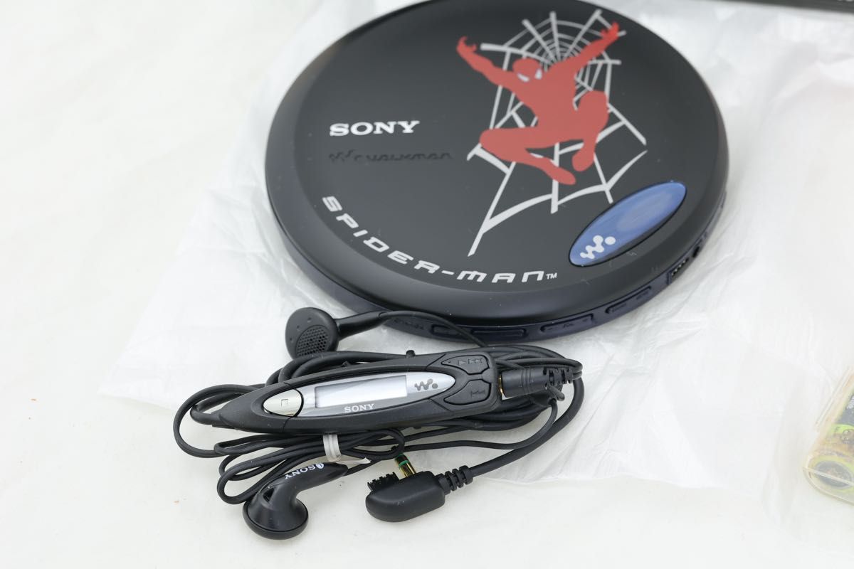 レア懸賞品 新品 SONY ソニー スパイダーマン ポータブル CDプレーヤー
