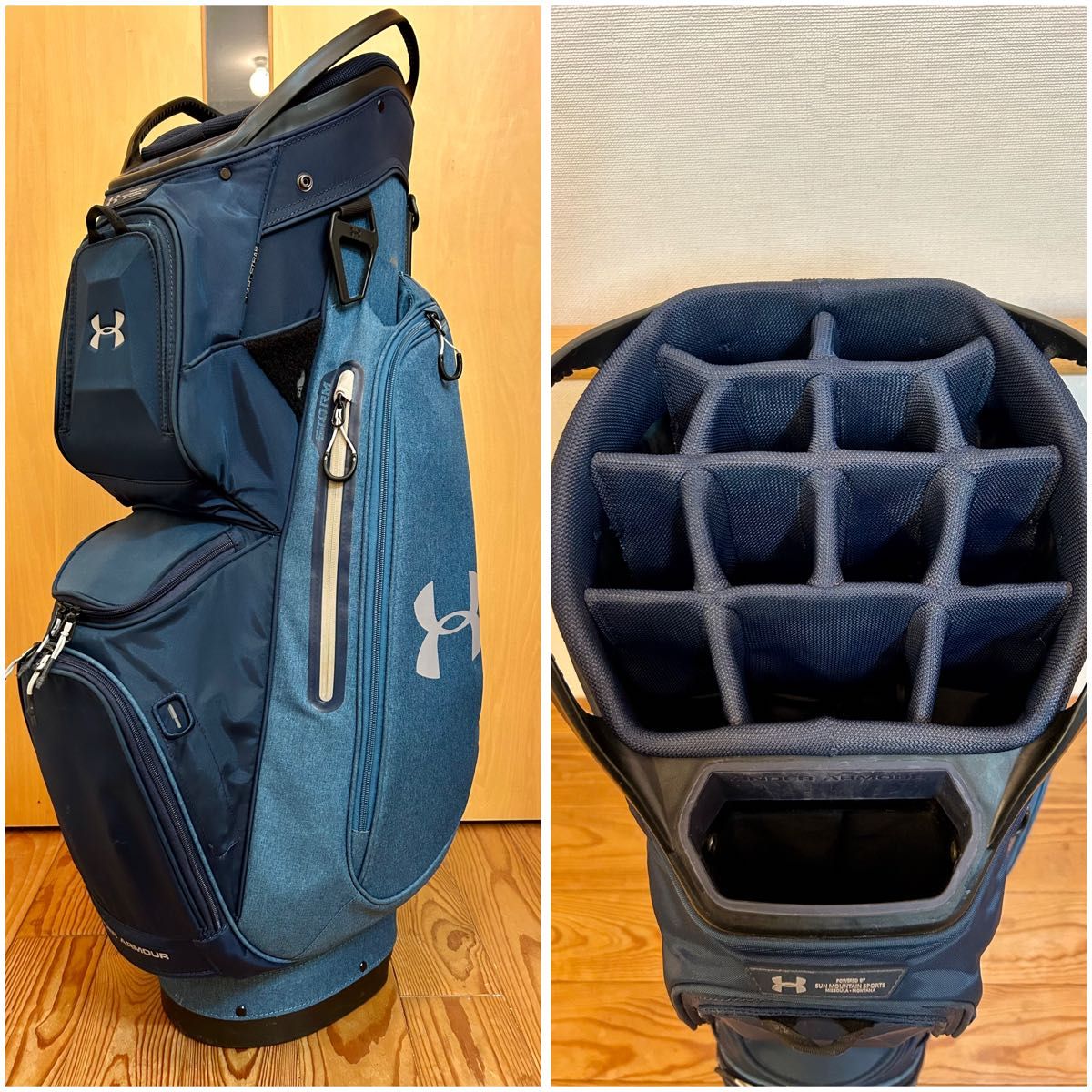14分割 アンダーアーマー サンマウンテン キャディバッグ UNDER ARMOUR