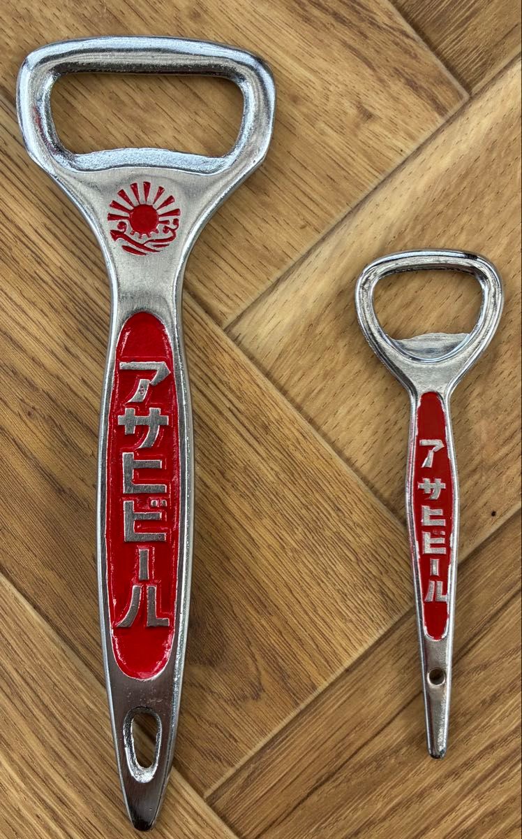 昭和レトロ アサヒビール/三ツ矢サイダー 栓抜き 2個セット｜Yahoo