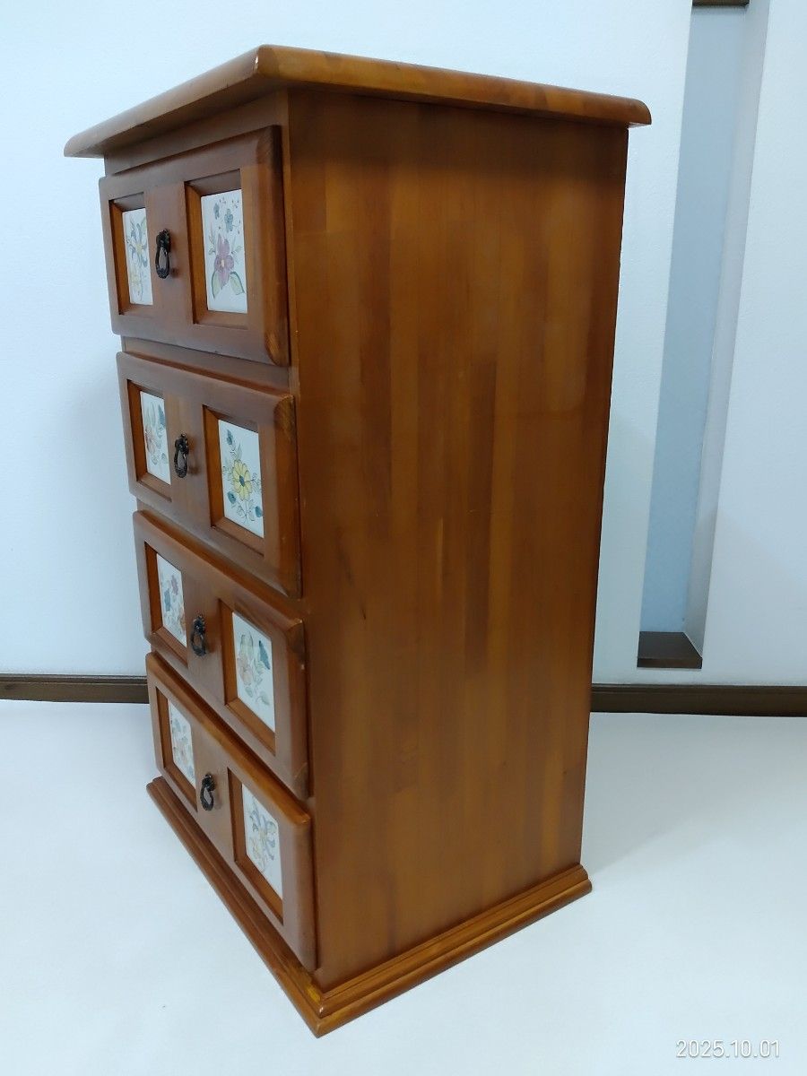 ACTUS バレンシア 4段チェスト スペイン製 タイル張り 送料無料｜Yahoo